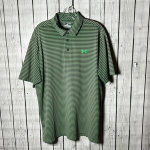 Under armour stripe loose polo shirt size xl